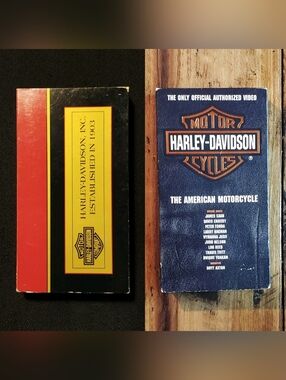 Vintage 90s Harley Davidson Motorcycles VHS Videos